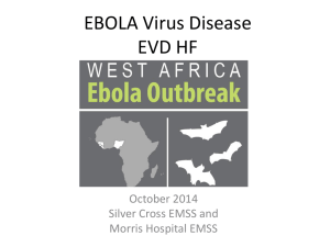 2014 Ebola Training PowerPoint for EMS
