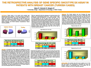 the retrospective analysis of gene specific oncotype dx assay in