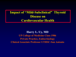 Thyroid Disease on Cardiovascular Health