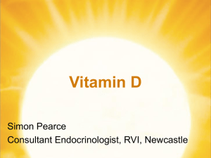 Vitamin D and me