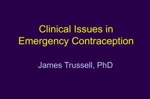 Trussell - Contraceptive Technology