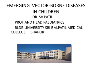 Vector borne diseases in children