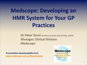 Developing an HMR System for Your GP Practices