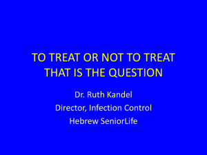When To Test When to Treat