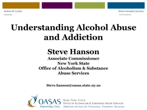Steve Hanson – Understanding Alochol Abuse