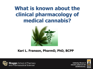 The Clinical Pharmacology of Medical Cannabis