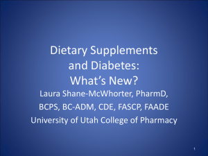 What`s New? - American Association of Diabetes Educators of Utah
