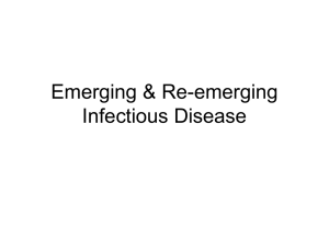 Emerging & Re-emerging Infectious Disease