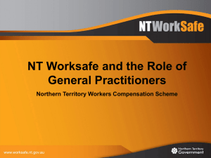 Role of general practitioners in the Northern Territory