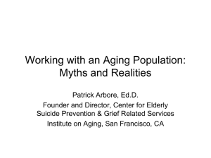 Working with an Aging Population: Myths and Realities