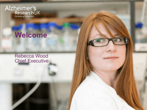 Alzheimer`s Research UK - Rebecca Wood