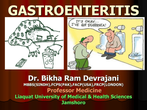 Acute Diarrhea - Liaquat University of Medical & Health Sciences