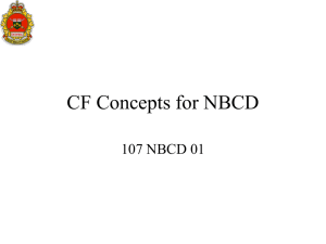 CF Concepts for NBCD