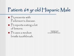 Patient: 64 yr old Hispanic Male