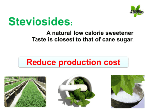Stevia (Steviosides)
