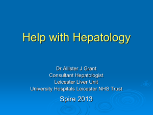 Help with Hepatology (Oct 2013)