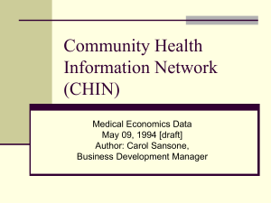 Community Health Information Network (CHIN)