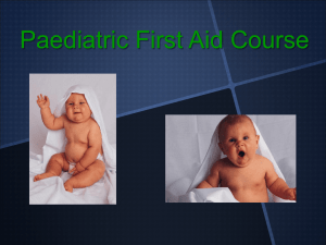 PAEDIATRIC-2013 - First Aid Training Excellence