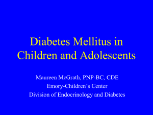 Increasing Incidence of Type 2 Diabetes in the Pediatric Population