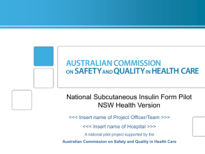 National-Subcutaneous-Insulin-Form-Pilot-PowerPoint