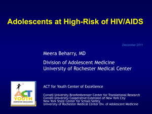 HIV and Adolescents