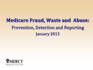 Mercy Health System Fraud, Waste and Abuse training