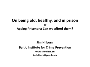 Aging Europe, Aging Prisoners