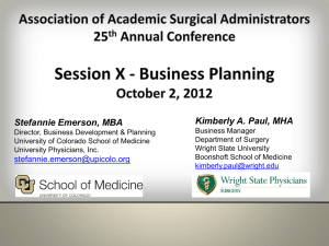 Kimberly A. Paul, MHA - the Association of Academic Surgical