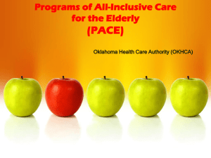 PACE - The Oklahoma Health Care Authority