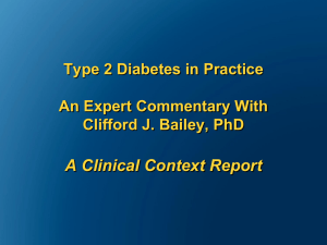 Type 2 Diabetes in Practice Expert Commentary