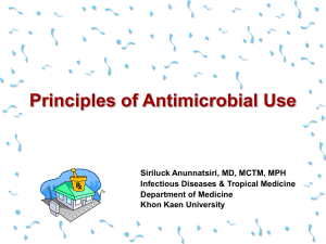 Principle of antimicrobial use (MD4) 2549