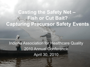Casting the Safety Net - Indiana Association for Healthcare Quality
