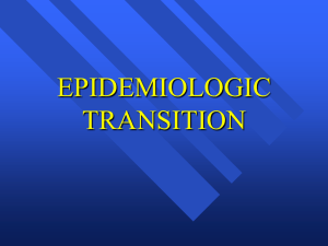 Epidemiologic Transition: Changes of fertility and