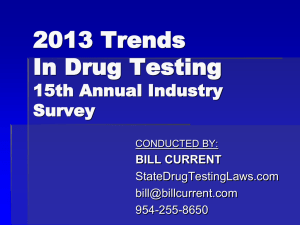 2013 Trends in Drug Testing