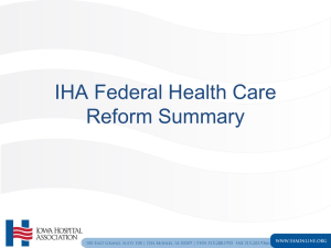Implementing Health Care Reform