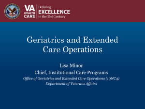 (SVH) Operations - National Association of State Veterans Homes