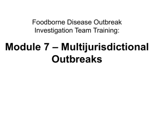 Multijurisdictional Outbreaks