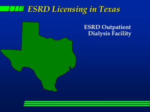 Presurvey one - ESRD Network of Texas
