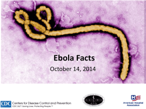 Informational PowerPoint "Ebola Facts"