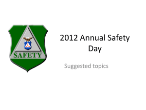 2012 Annual Safety Day