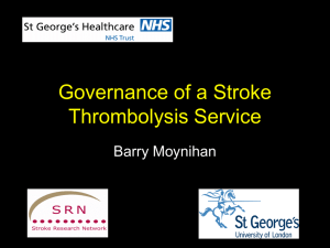 Thrombolysis Governance - the HIEC Stroke Events Website