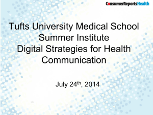 Slide - Home | Tufts University School of Medicine Public Health