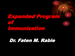 Expanded Program of Immunization (EPI) - DrFaten