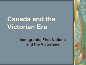 Canada and the Victorian Era