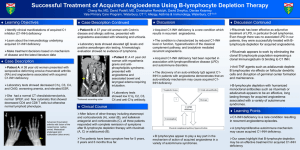 Successful Treatment of Acquired Angioedema Using B