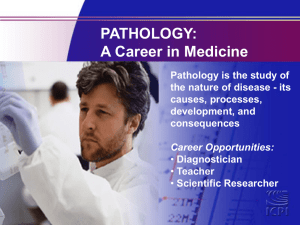 PATHOLOGY - Intersociety Council for Pathology Information, Inc.