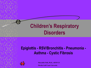 Children`s Respiratory Disorders