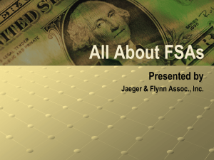Health FSA - Jaeger & Flynn Associates