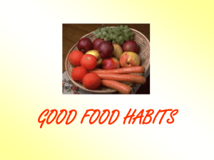 good food habits