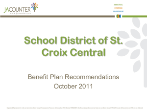 Medical Plan - St. Croix Central School District